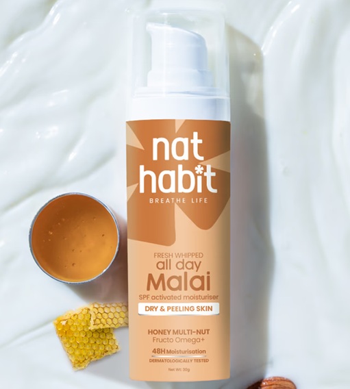 Nat Habit All-Day Face Malai - For Dry & Peeling Skin