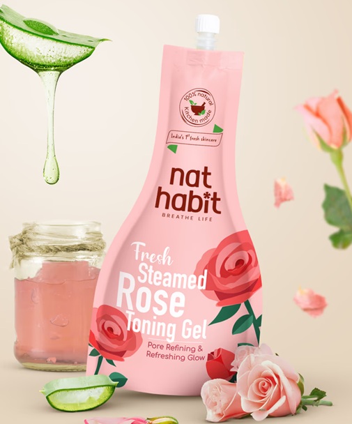 Nat Habit Fresh Steamed Rose Toning Gel