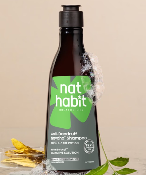 Nat Habit Neem Beracyl Anti-Dandruff Navdha Shampoo
