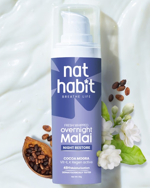 Nat Habit Overnight Face Malai - Deep Night Restore