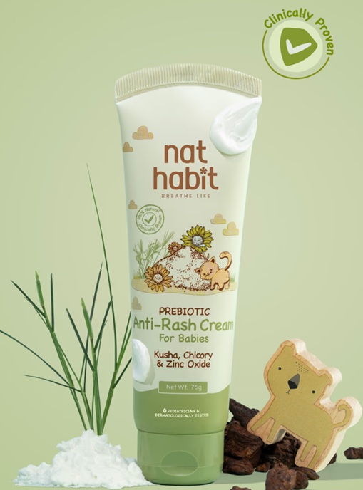 Nat Habit Prebiotic Anti-Rash Cream for Babies