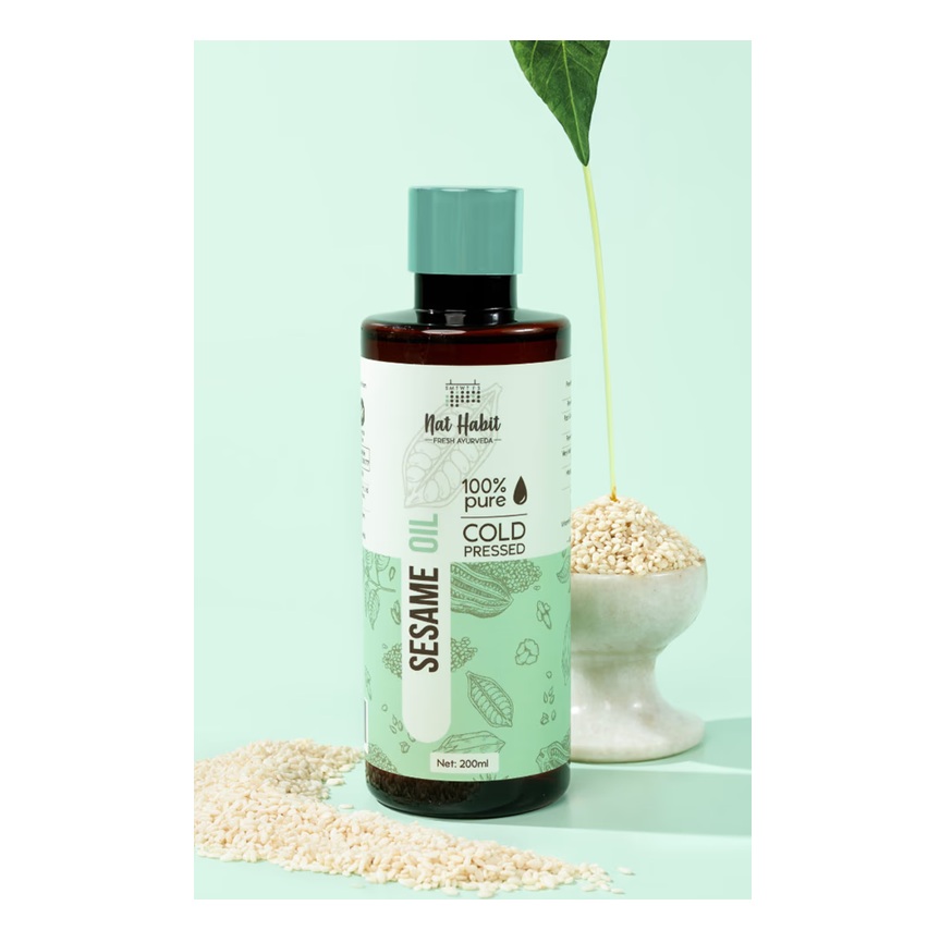 Nat Habit Pure Cold Pressed Sesame (Til) Oil