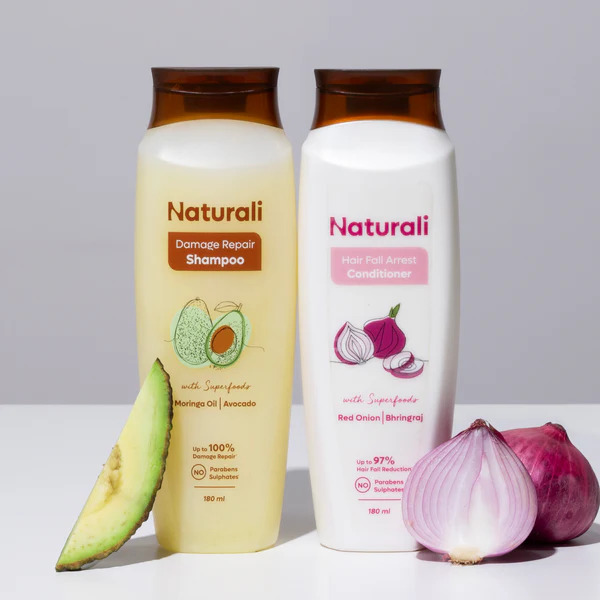 Naturali Damage Repair Shampoo + Hair Fall Arrest Conditioner