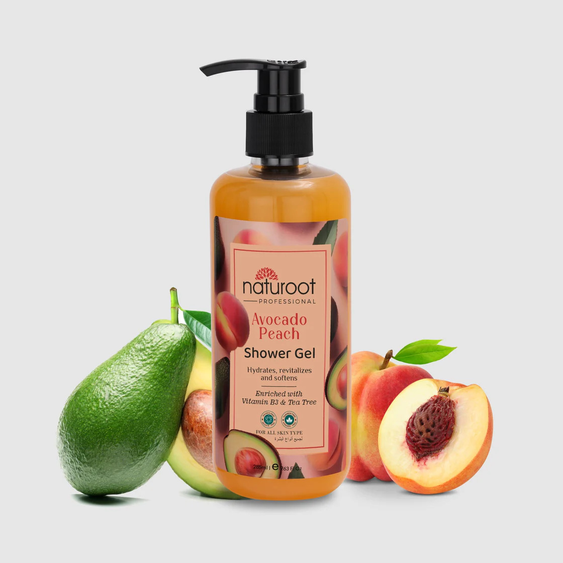 Naturoot Avocado Peach Shower Gel