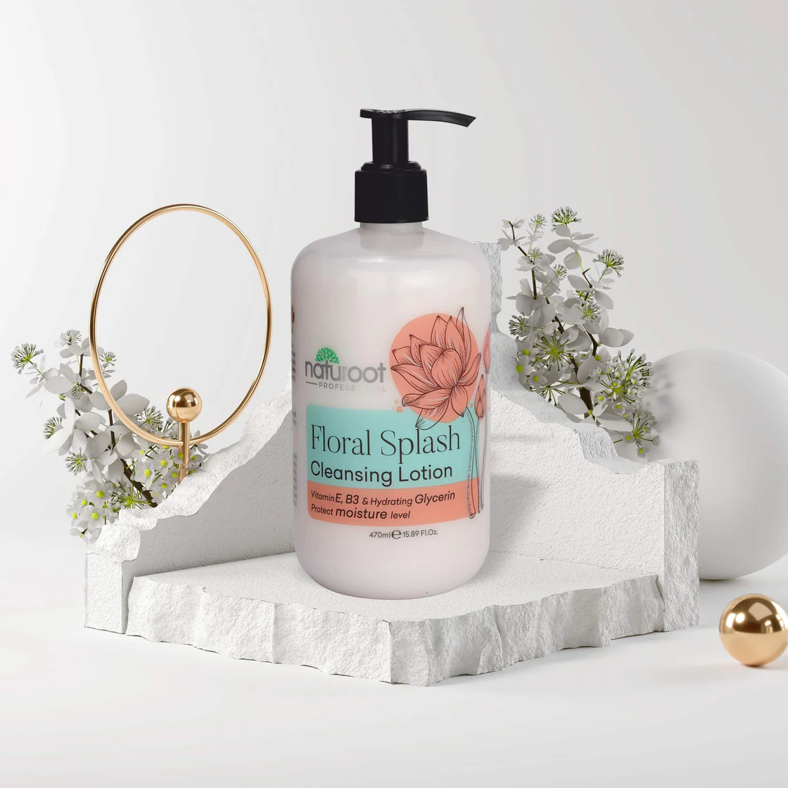 Naturoot Floral Splash Cleansing Lotion
