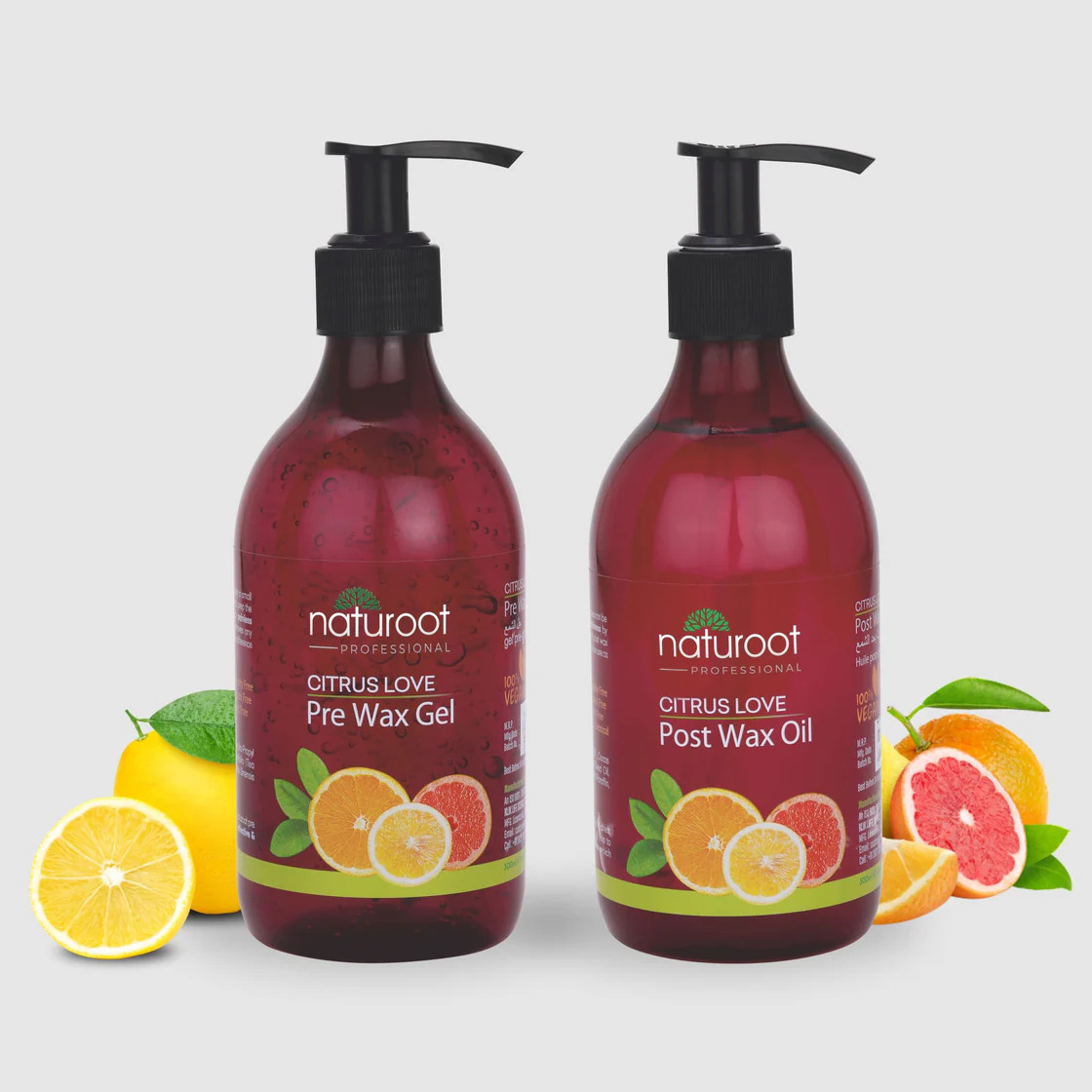 Naturoot Pre Wax Gel with Post Wax Oil Combo