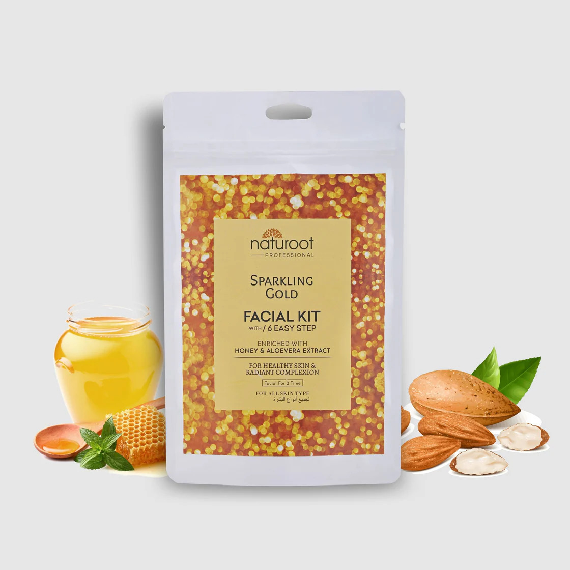 Naturoot Sparkling Gold Facial kit