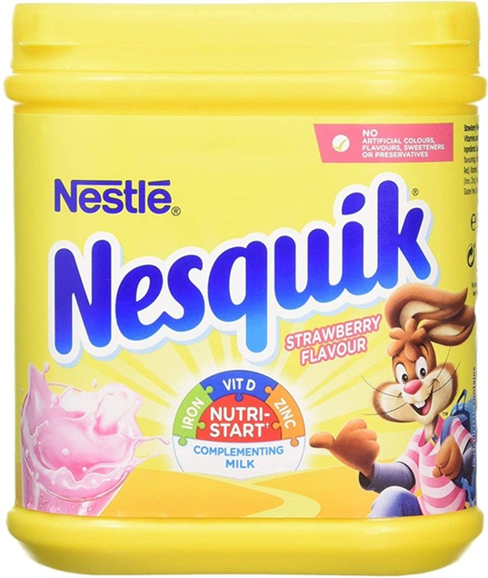 Nesquik Nestle Strawberry Milk Drink Mix
