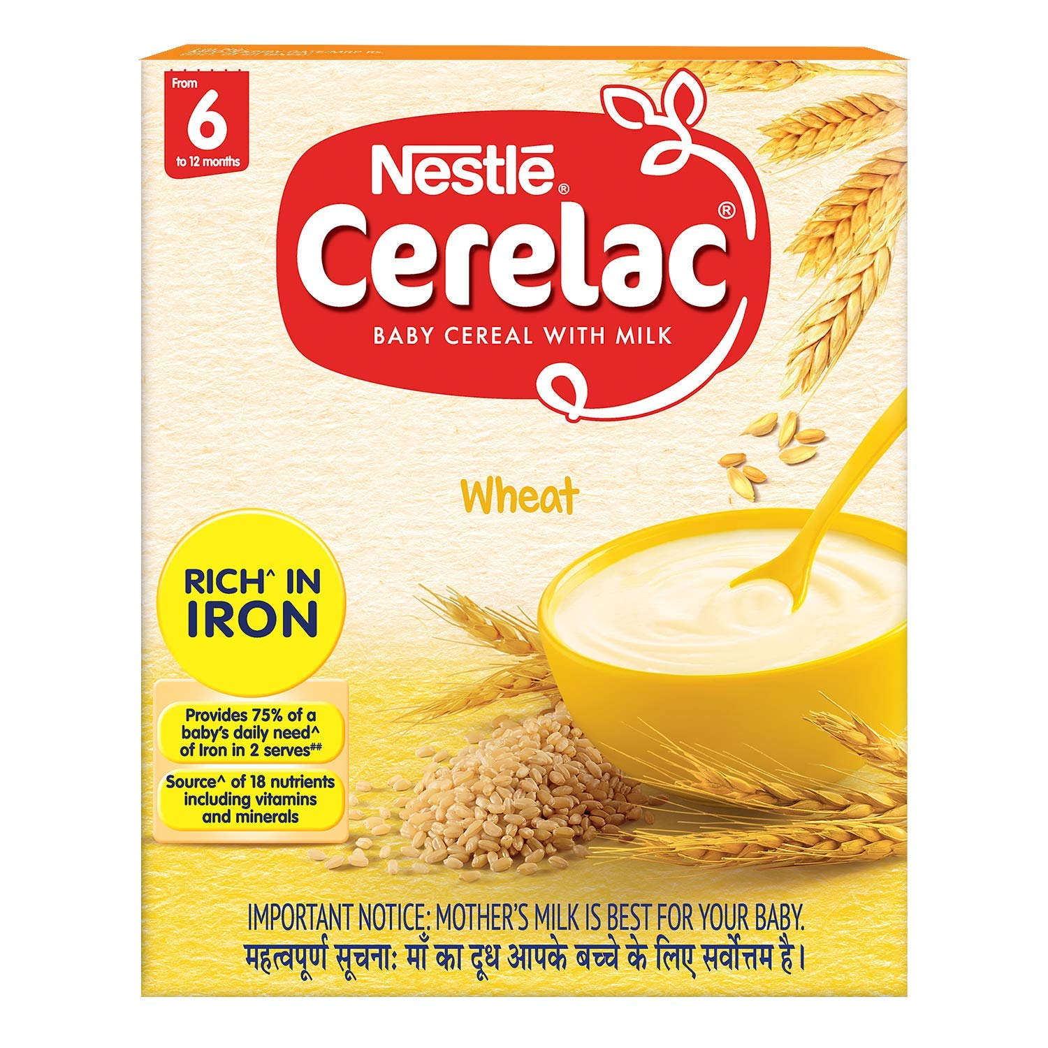 Nestle Baby Cereal With Milk Wheat 