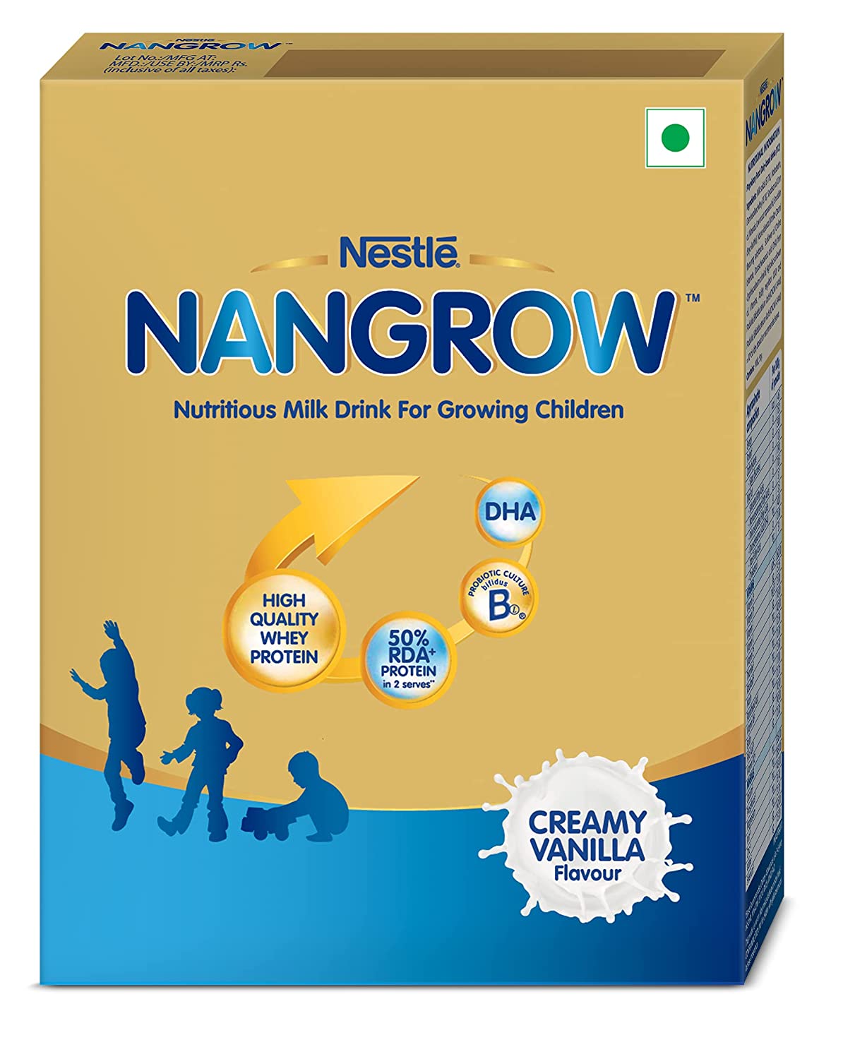 Nestle Nangrow Nutritious Milk Drink for Growing Children Creamy Vanilla 