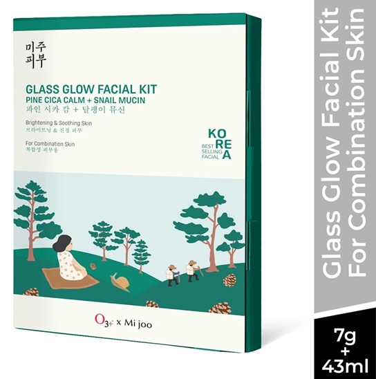 O3+ Glass Glow Facial Kit for Combination Skin