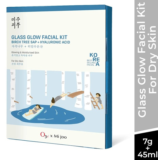 O3+ Glass Glow Facial Kit for Dry Skin