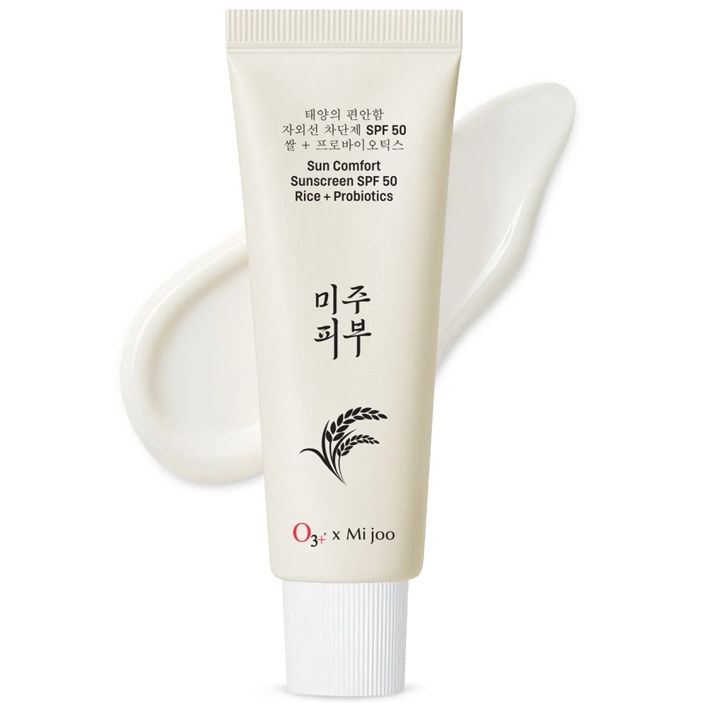 O3+ Mijoo Korea Sun Comfort Lightweight & Moisturising Sunscreen SPF 50