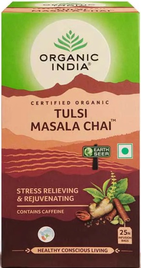 Organic India Tulsi Masala Chai Tea Bags