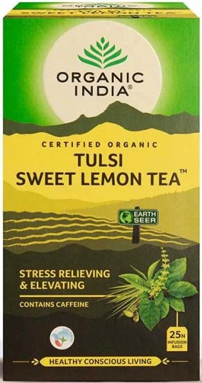 Organic India Tulsi Sweet Lemon Tea Bags