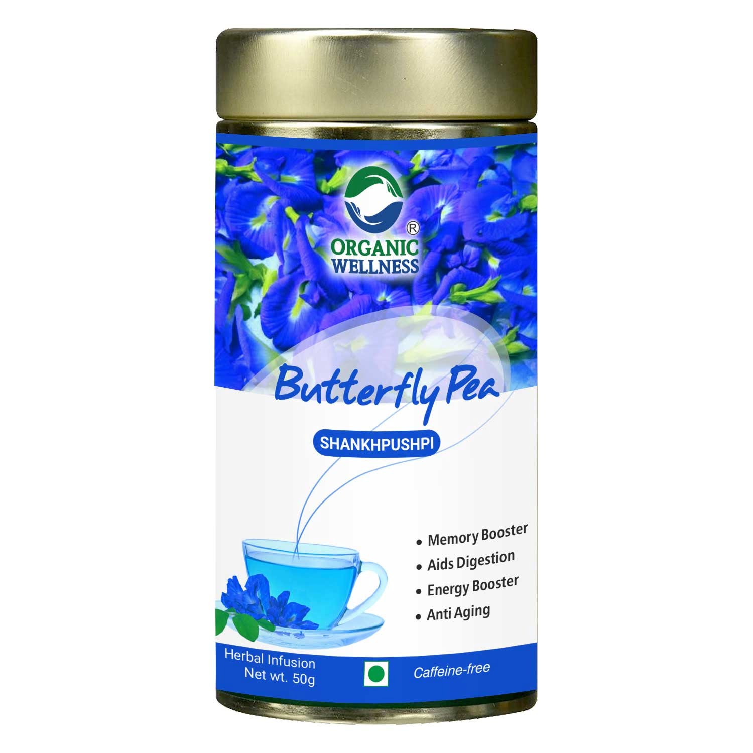 Organic Wellness Butterfly Pea Flower Tea