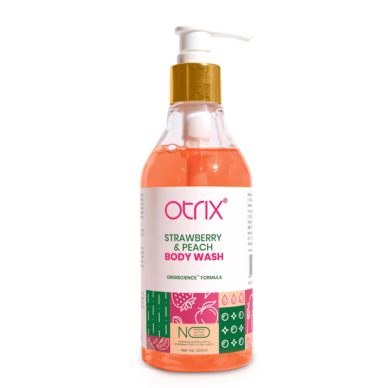 Otrix Strawberry & Peach Soothing Body Wash
