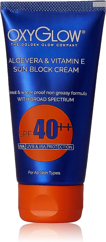 Oxyglow Aloe vera Sun Block Cream SPF 40++
