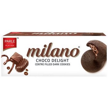 Parle Milano Centre Filled Dark Cookies Choco Delight