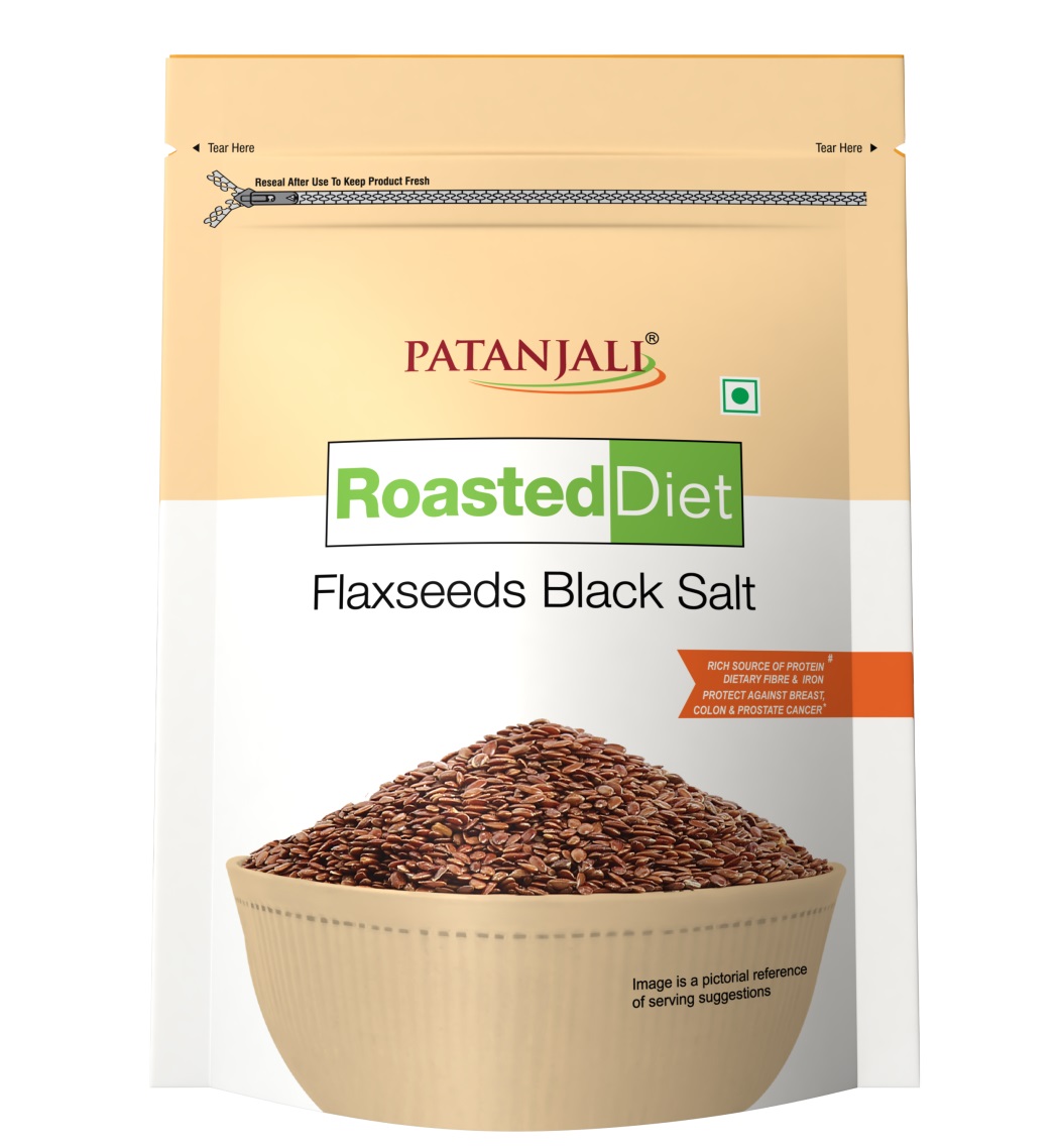 Patanjali Roasted Diet Faxseed Black Salt