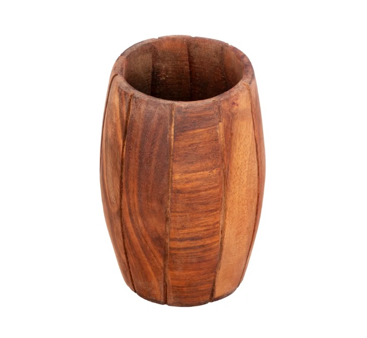 Wooden Pen Stand - 4.5 x 2.5 Inches