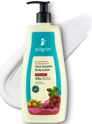 Pilgrim French Red Vine & Hyaluronic Acid Ultra-Smooth Body Lotion