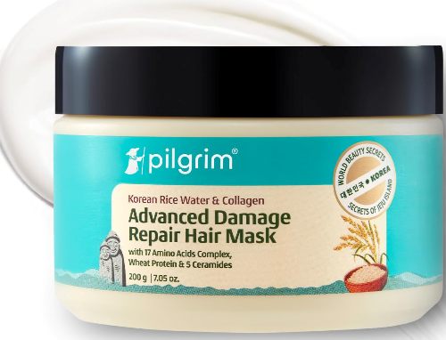 Pilgrim Korean Rice Water & Collagen Advanced Damage Repair Hair Mask