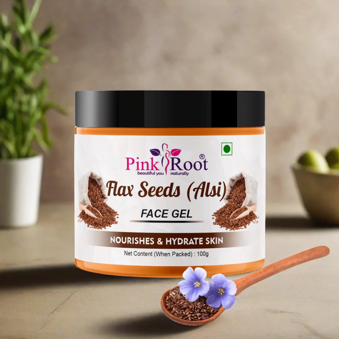 Pink Root Flaxseed Face Gel