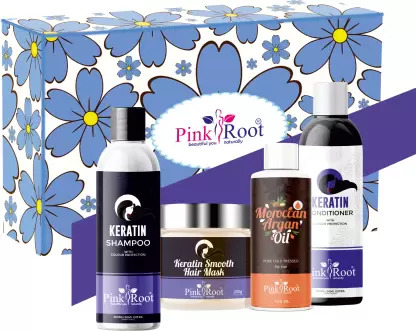 Pink Root Keratin Hair Treatment Kit