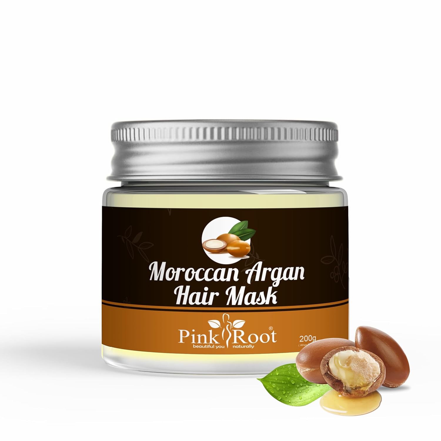 Pink Root Moroccan Argan Hair Mask