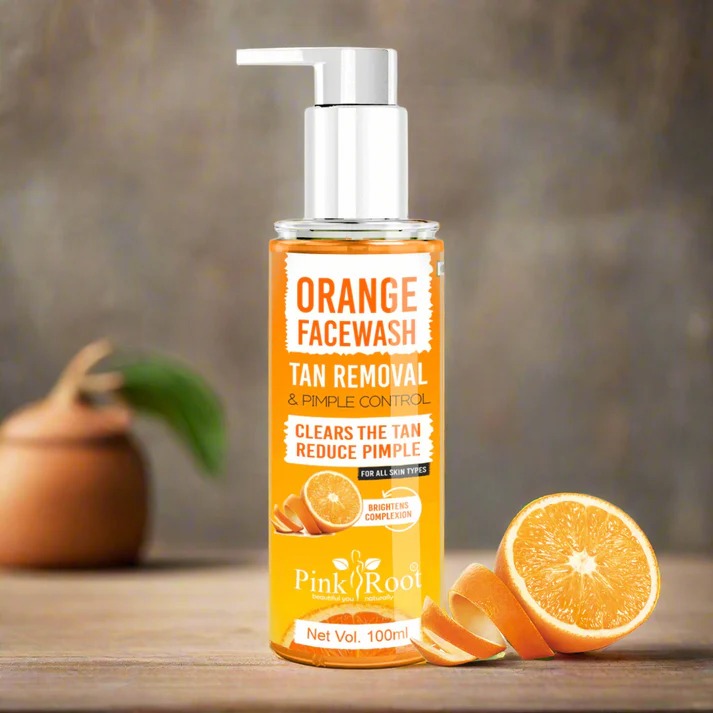 Pink Root Orange Face Wash