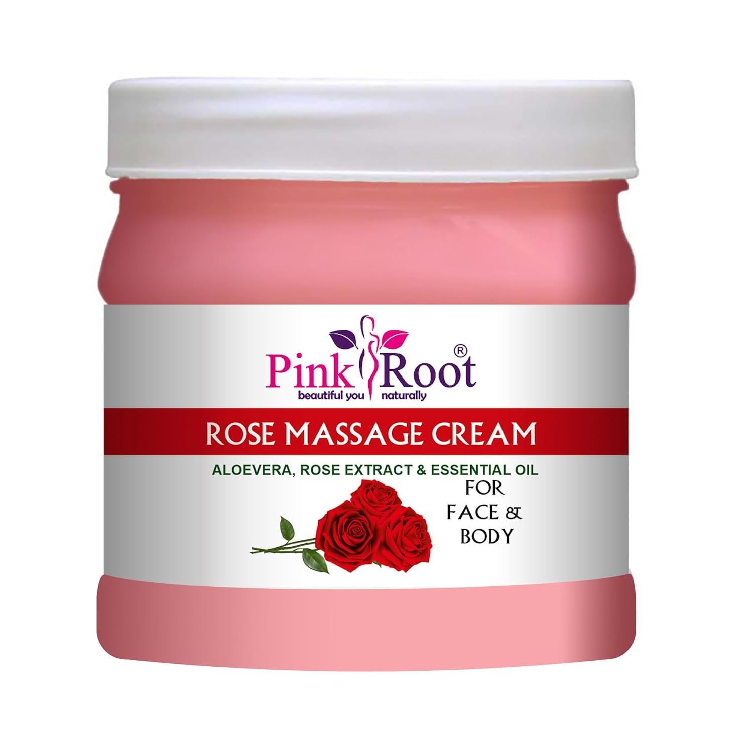 Pink Root Rose Massage Face & Body Cream 