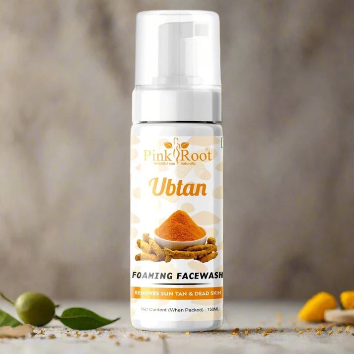 Pink Root Ubtan Foaming Face Wash