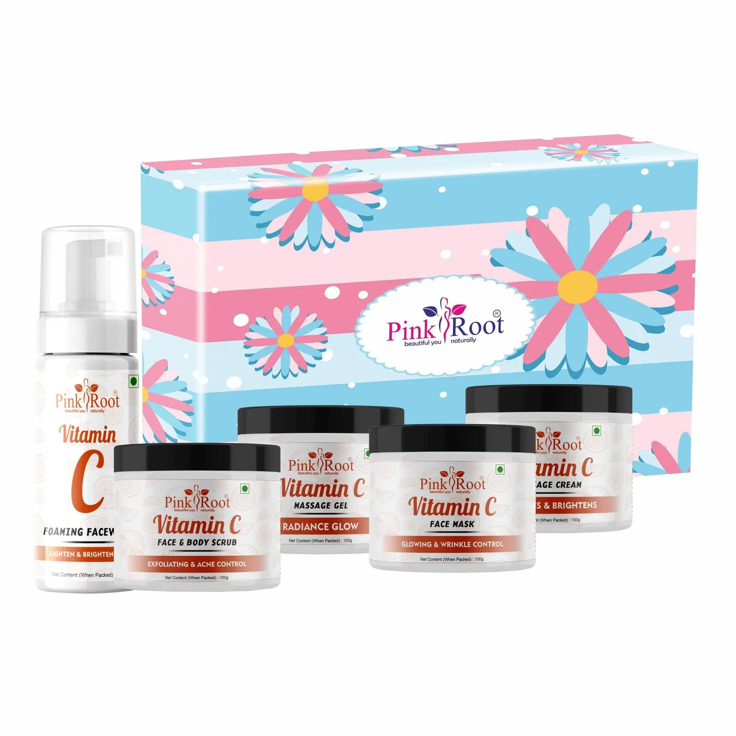 Pink Root Vitamin C Facial Kit