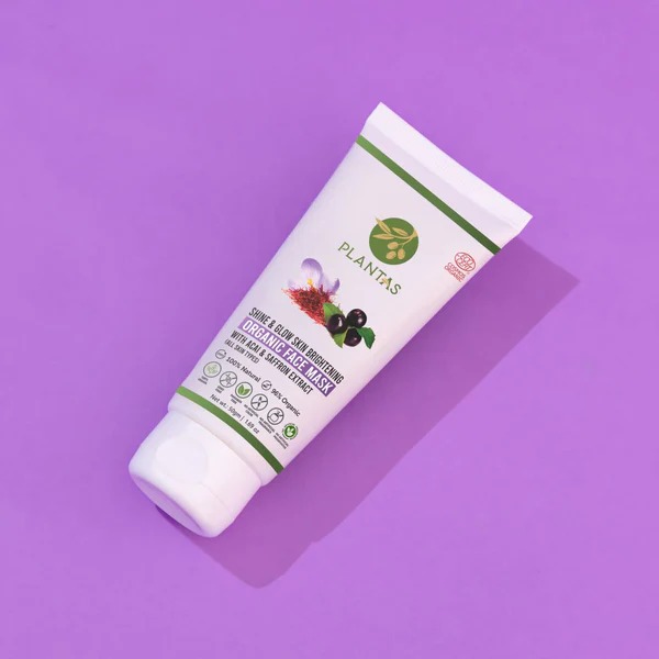 Plantas Organic Face Mask - Shine & Glow Skin Brightening