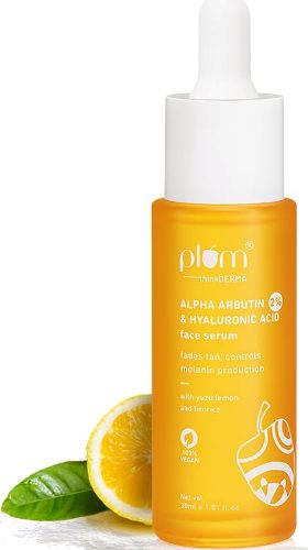 Plum 2% Alpha Arbutin & Hyaluronic Acid Tan Fading Face Serum