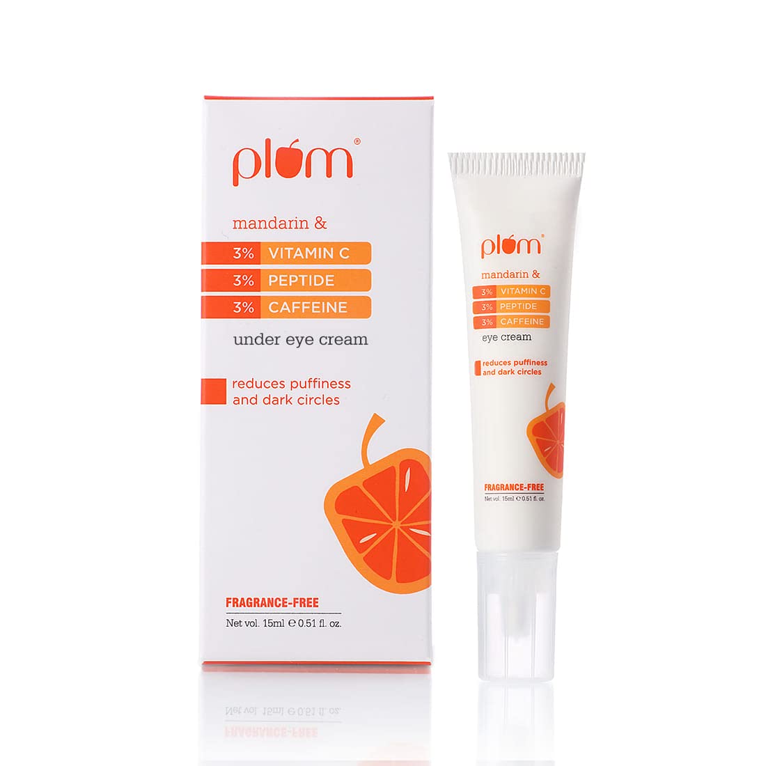 Plum 3% Vitamin C, 3% Peptide & 3% Caffeine Under Eye Cream