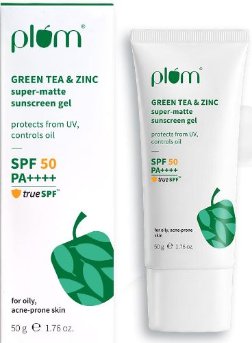 Plum Green Tea & Zinc Super-Matte SPF 50 Sunscreen Gel