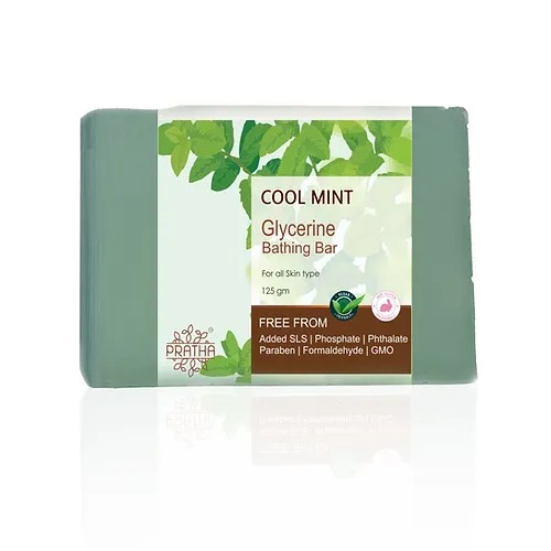 Pratha Glycerin Bathing Bar - Cool Mint