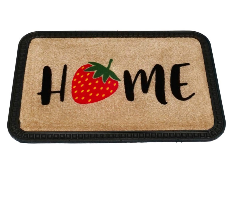 Premium Soft Quick Dry Bath Mat With Flocked Home