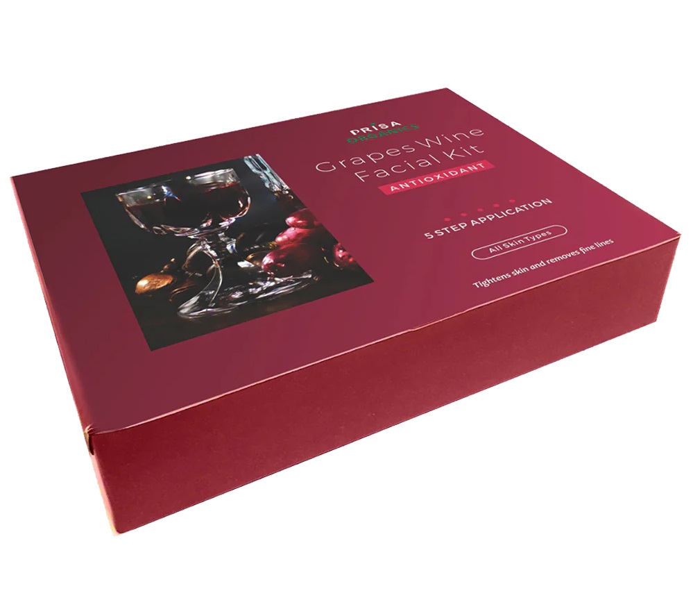 Prisa Organics Grapes Wine Facial Kit