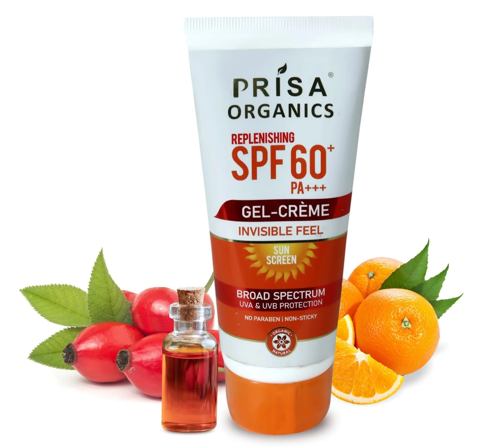 Prisa Organics SPF 60 Sun Screen Gel Cream