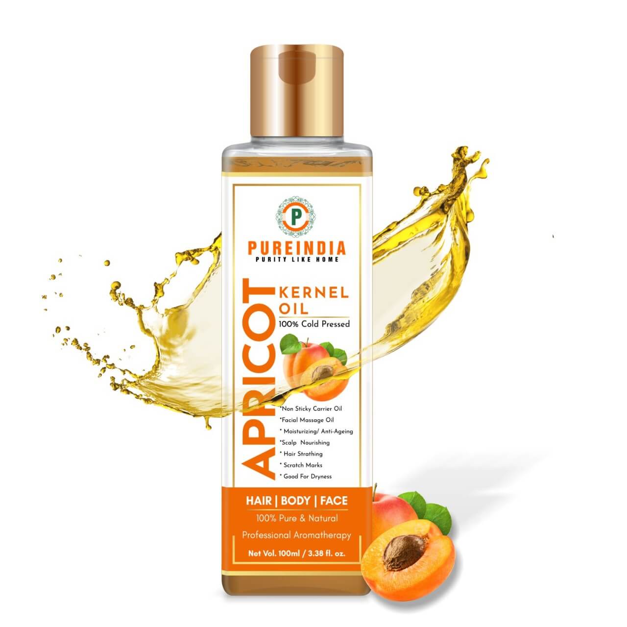 Pureindia Apricot Kernel Oil