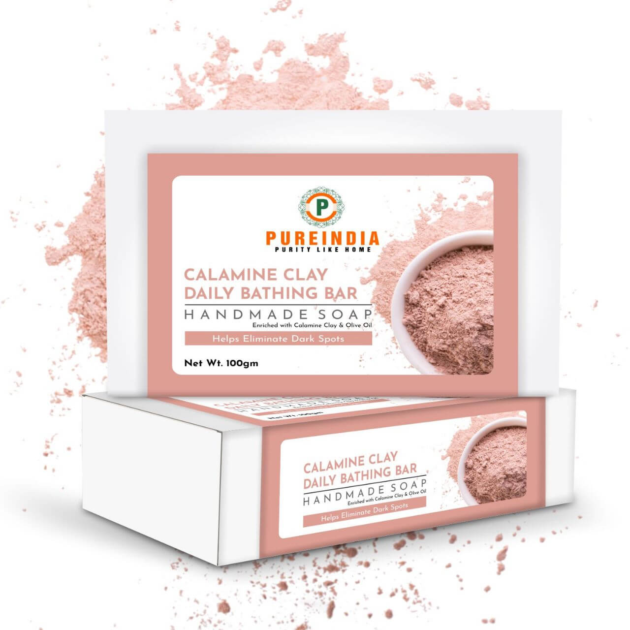 Pureindia Calamine Clay Beauty Bathing Bar