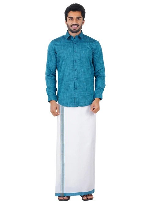 Ramraj Matching Dhoti & Full Sleeves Shirt Combo CL2 GT9