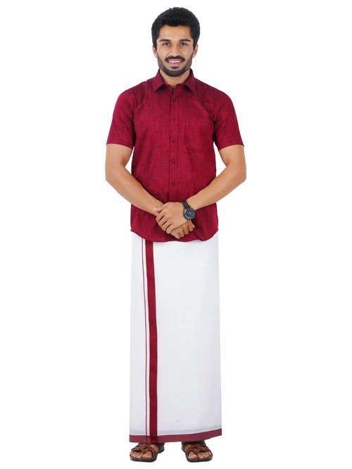 Ramraj Matching Dhoti & Half Sleeves Shirt Combo CL2 GT3