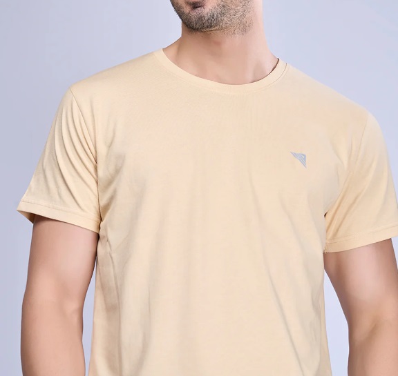 Ramraj Mens 100% Cotton Sandal Half Sleeves Expert Tee - ET15