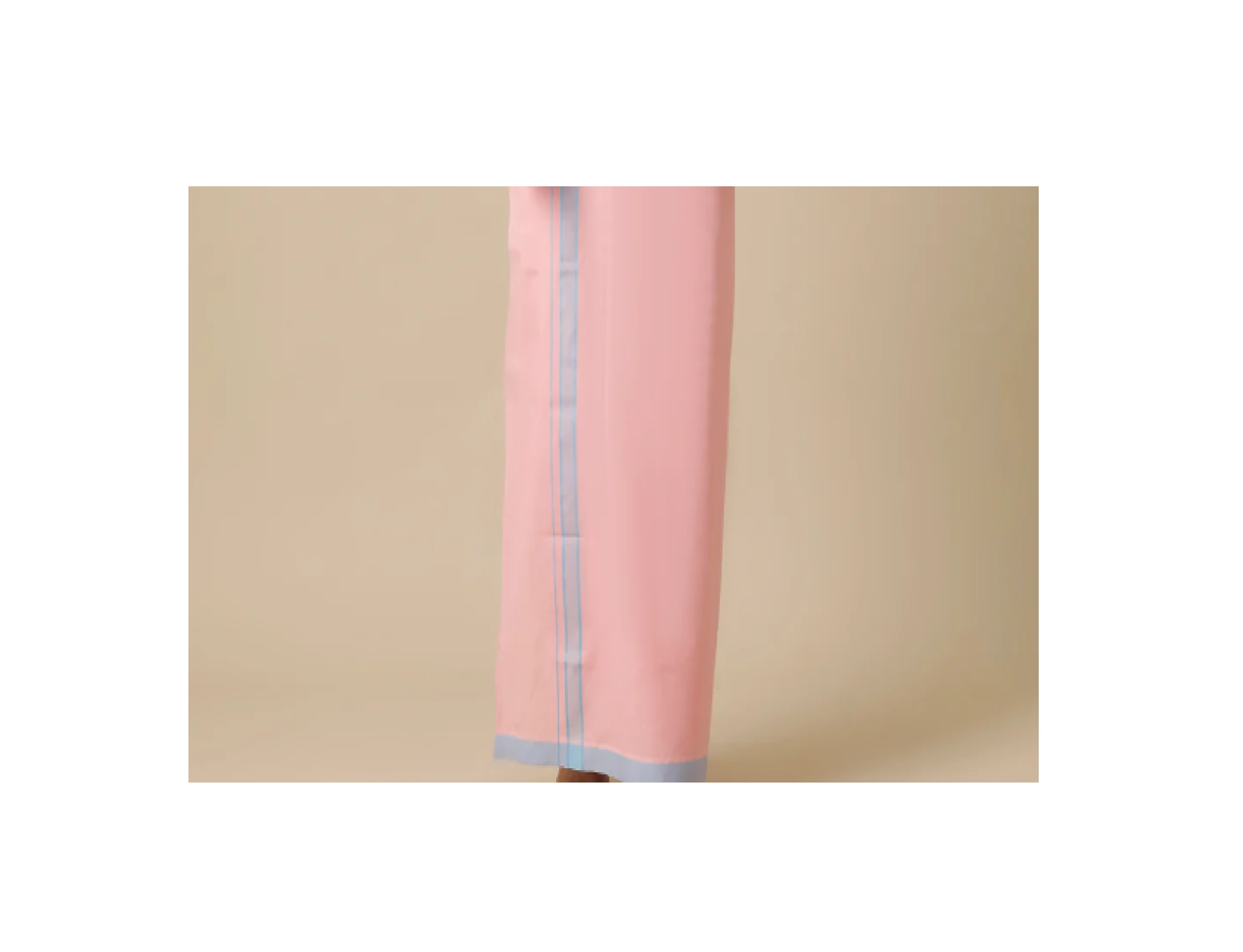 Ramraj Mens Assorted Fancy Border Pink Dhoti - Ahimsa Pink