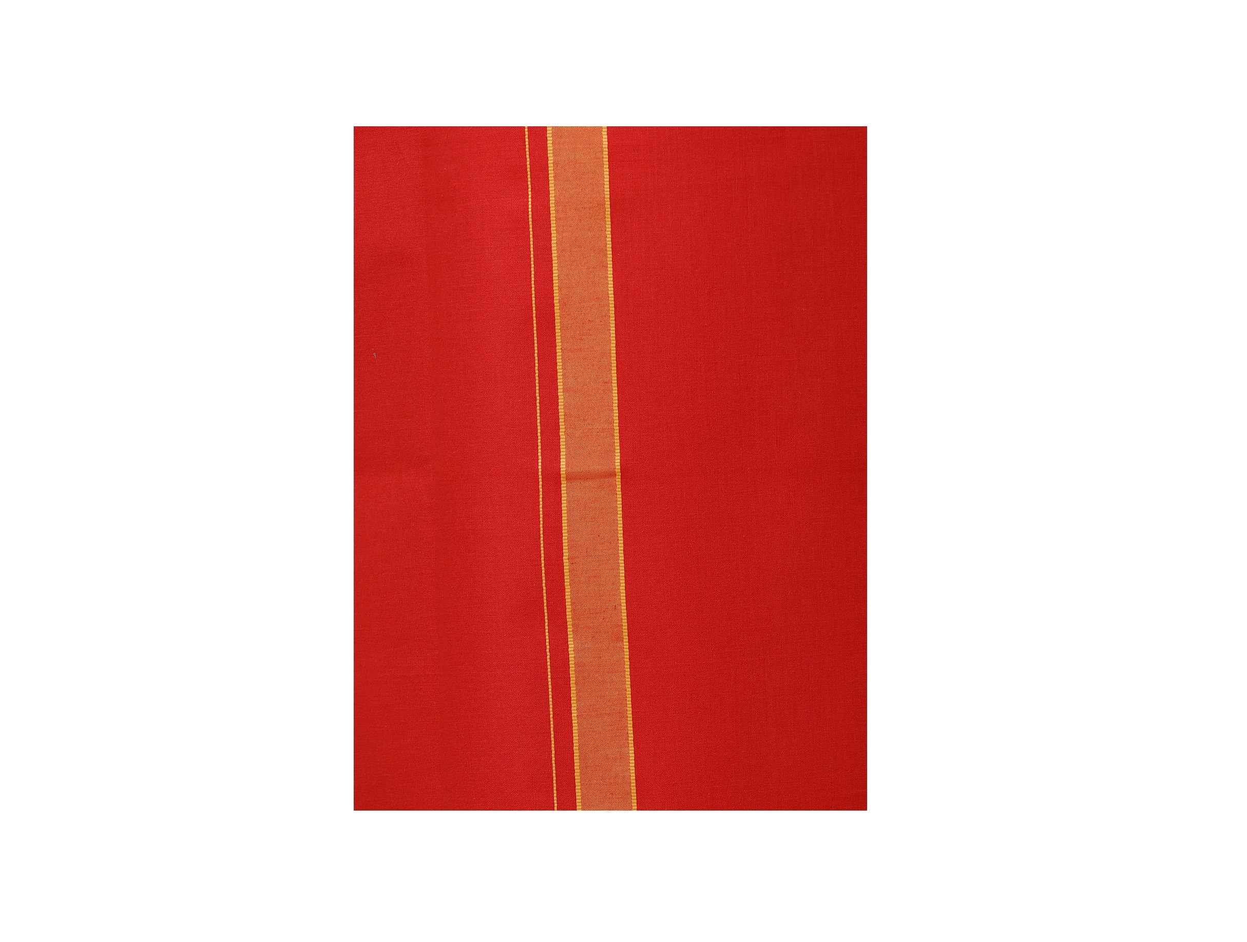 Ramraj Mens Fancy Border Dhoti Red Mystyle Colour 11 (VL POPPY)