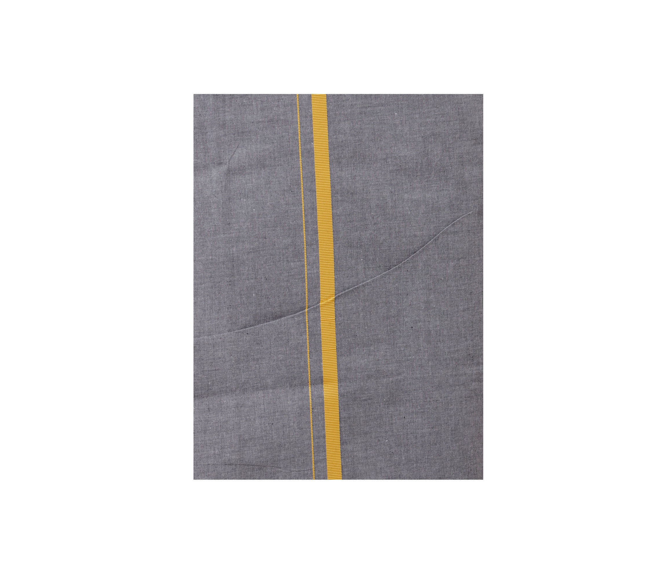 Ramraj Mens Fancy Border Dhoti Yogi Silver Gray YSG02